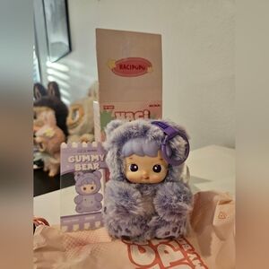 Hacipupu Gummy Bear Keychain By Pop Mart - Grape